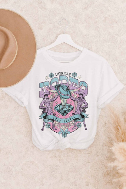 FREE SPIRIT AMERICAN RODEO GRAPHIC TEE