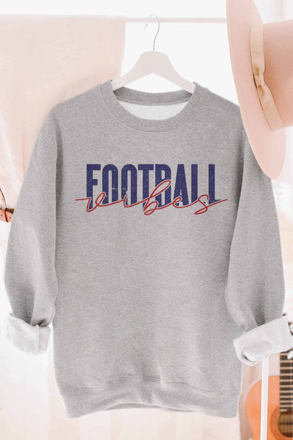 FOOTBALL VIBES GRAPHIC SWEATSHIRT