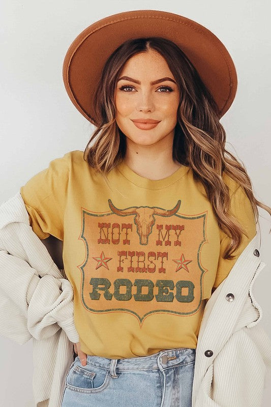 NOT MY FIRST RODEO GRAPHIC TEE