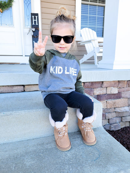 Camo Kid Life Toddler Hoodie