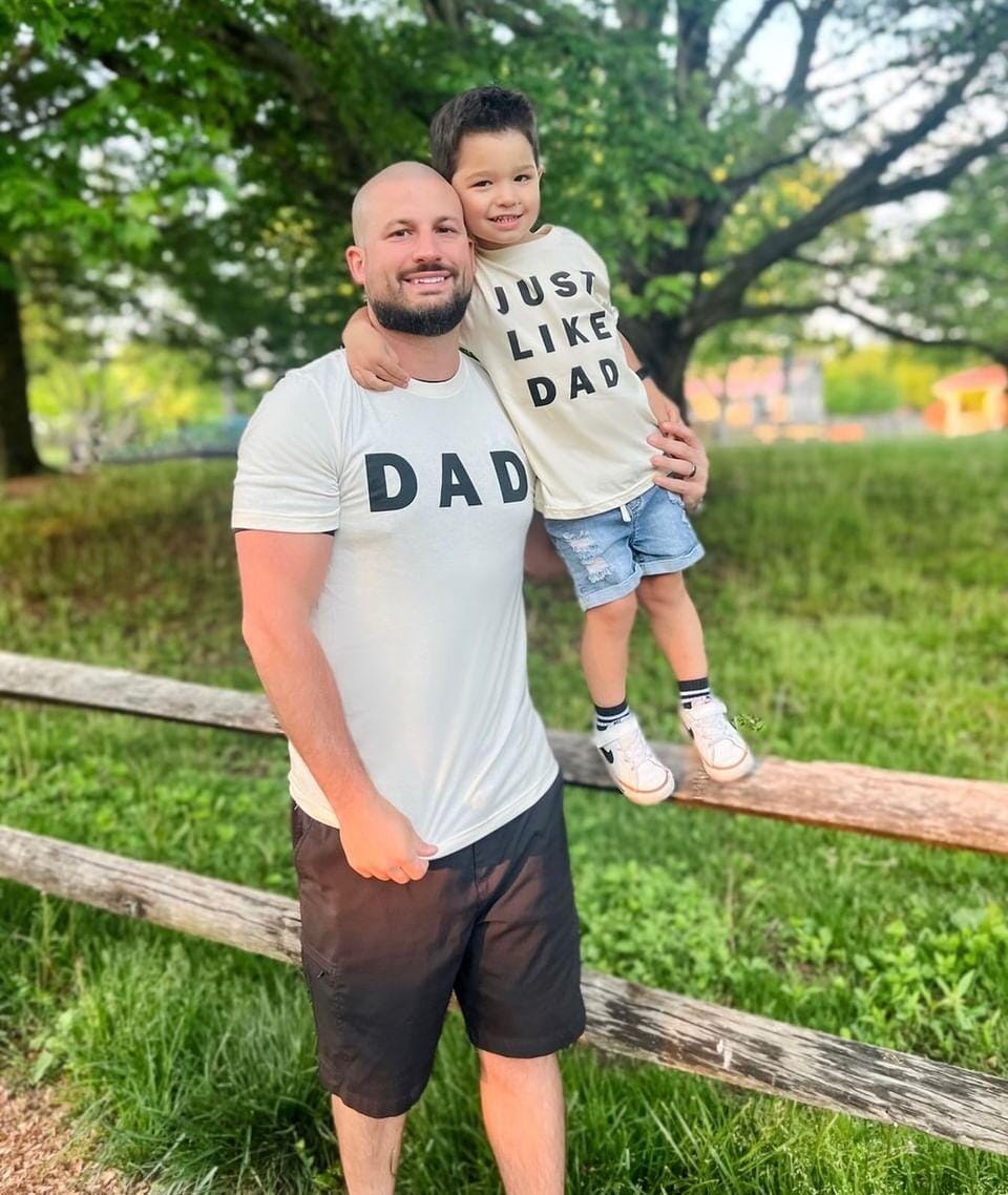 Beige Just Like Dad Set